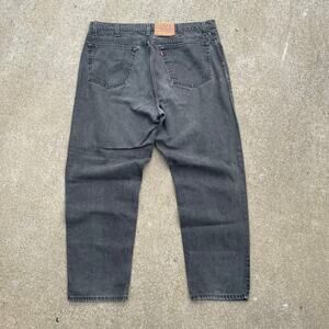 Vintage Levis 550 Faded Black Denim Jeans